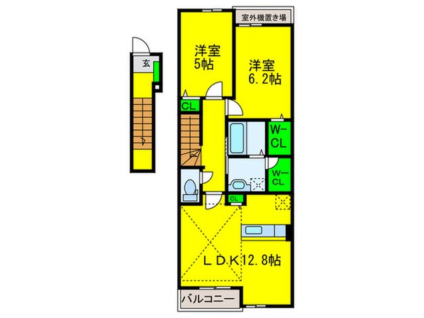 メゾン・ドゥ・ファミーユの物件間取画像